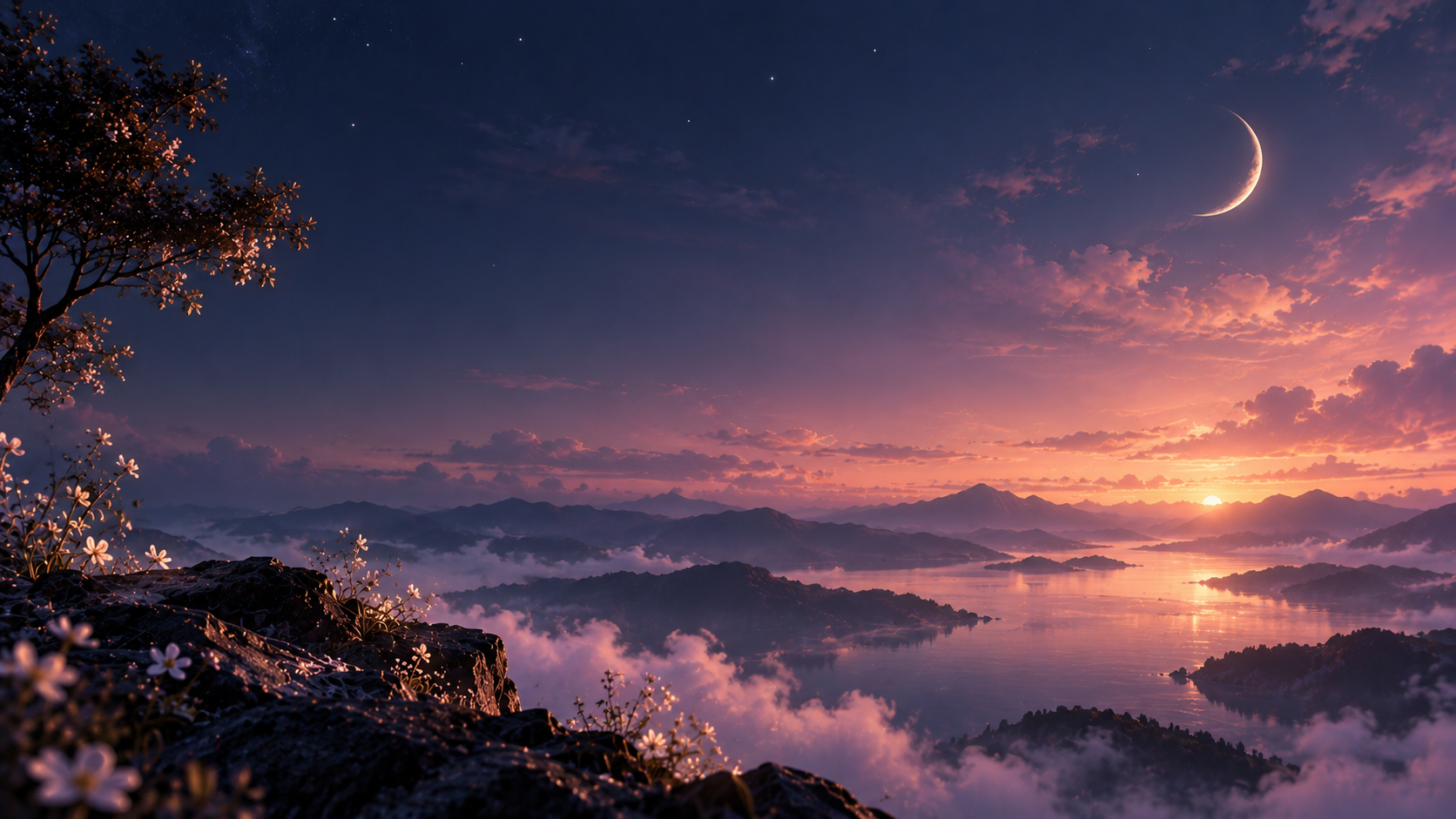 The subconscious horizon at dawn